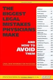 Tapa de The Biggest Legal Mistakes Physicians Make and How to Avoid Them