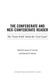 Tapa de The Confederate and Neo-Confederate Reader