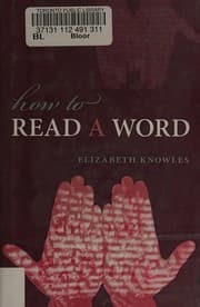 Tapa de How to read a word
