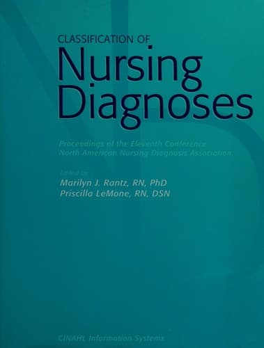 Tapa de Classification of nursing diagnoses