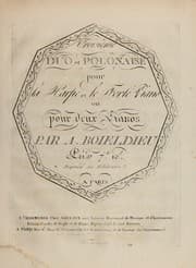 Tapa de Troisieme duo et polonaise