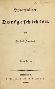 Tapa de Schwarzwälder dorfgeschichten