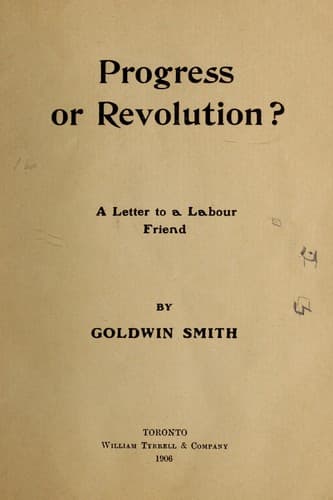 Tapa de Progress or revolution?