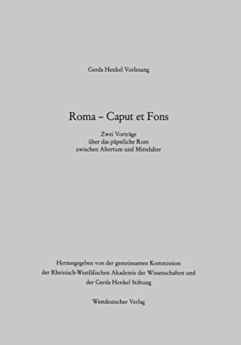 Tapa de Roma--caput et fons