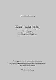 Tapa de Roma--caput et fons