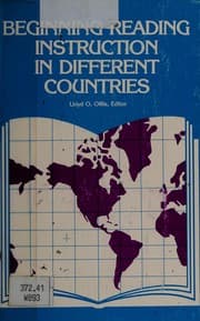 Tapa de Beginning reading instruction in different countries