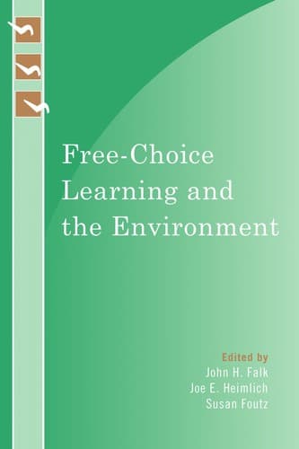 Tapa de Free-choice learning and the environment
