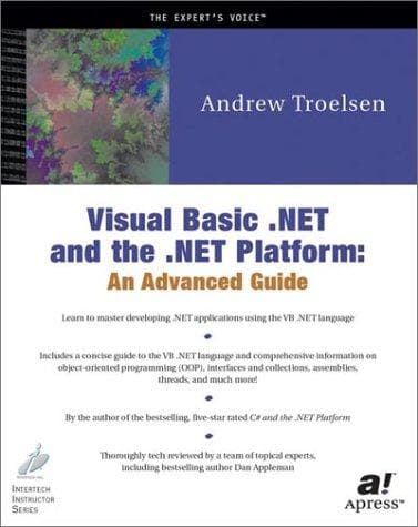 Tapa de Visual Basic .NET and the .NET Platform