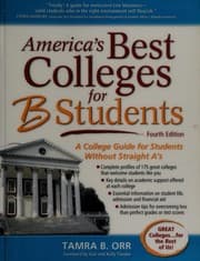 Tapa de America's best colleges for B students