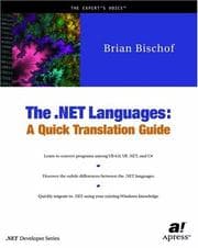 Tapa de The .NET Languages