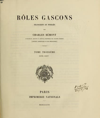 Tapa de Rôles gascons