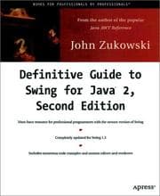 Tapa de Definitive guide to Swing for Java 2