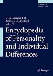Tapa de Encyclopedia of Personality and Individual Differences