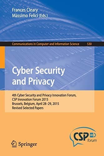 Tapa de Cyber Security and Privacy