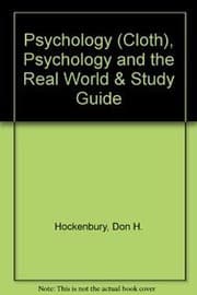 Tapa de Psychology , Psychology and the Real World & Study Guide