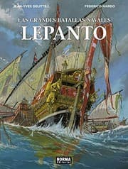 Tapa de Las grandes batallas navales. Lepanto