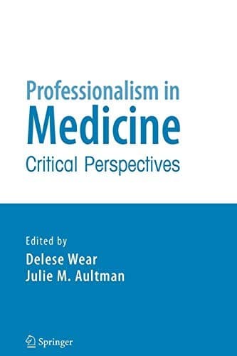 Tapa de Professionalism in Medicine