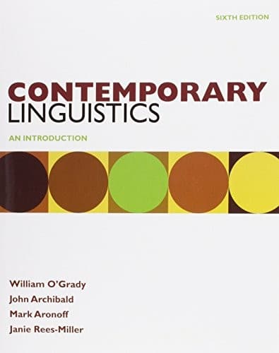 Tapa de Contemporary Linguistics