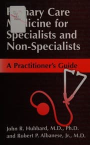 Tapa de Primary care medicine for specialists and non-specialists