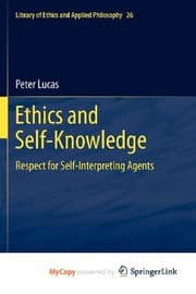 Tapa de Ethics and Self-Knowledge