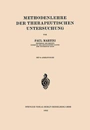 Tapa de Methodenlehre der Therapeutischen Untersuchung