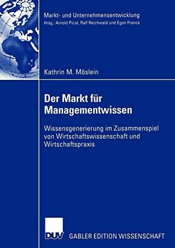 Tapa de Der Markt für Managementwissen