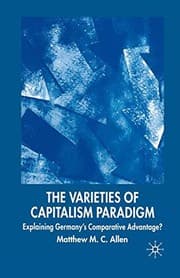 Tapa de The Varieties of Capitalism Paradigm