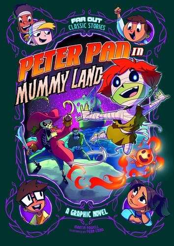Tapa de Peter Pan in Mummy Land