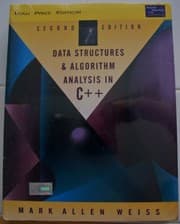 Tapa de Data Structures & Algorithm Analysis in C++ Second Edition/Low Price Edition
