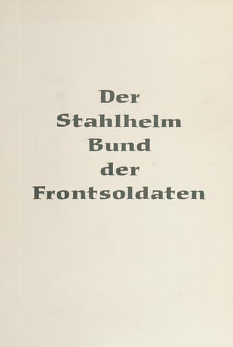 Tapa de Der Stahlhelm