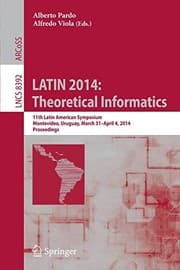 Tapa de LATIN 2014 : Theoretical Informatics