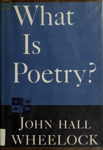 Tapa de What is poetry?