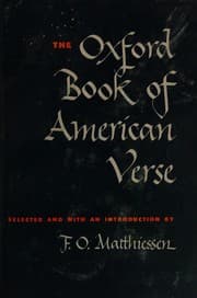 Tapa de The Oxford book of American verse