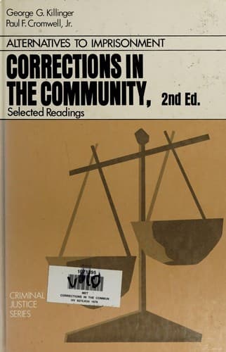 Tapa de Corrections in the community
