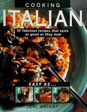 Tapa de Easy as 1, 2, 3 Italian Cooking (Easy as-- 1-2-3)