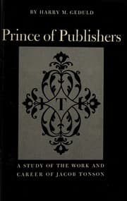 Tapa de Prince of publishers