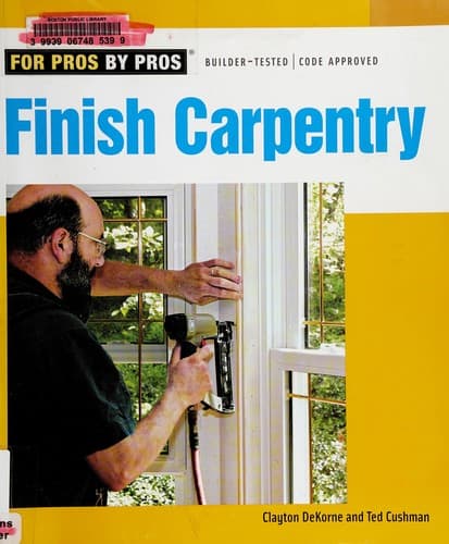 Tapa de Finish carpentry