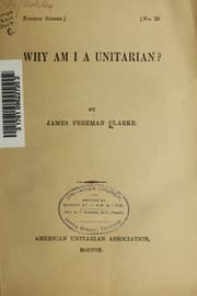 Tapa de Why am I a Unitarian?
