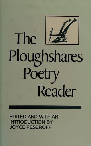 Tapa de The Ploughshares poetry reader