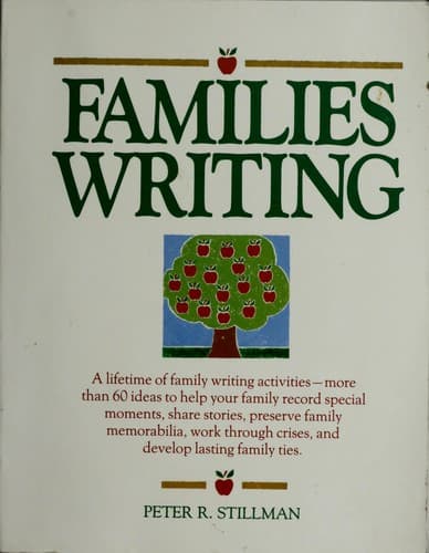 Tapa de Families Writing