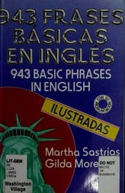 Tapa de 943 frases básicas en inglés, ilustradas =