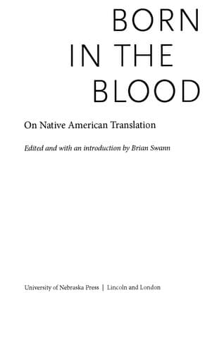 Tapa de Born in the blood
