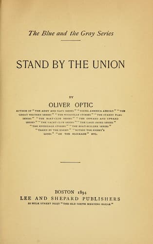 Tapa de Stand by the Union