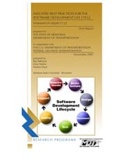 Tapa de Industry best practices for the software development life cycle