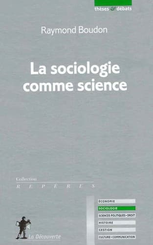 Tapa de La sociologie comme science