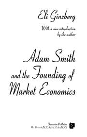 Tapa de Adam Smith and the founding of market economics