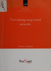 Tapa de Text mining using neural networks