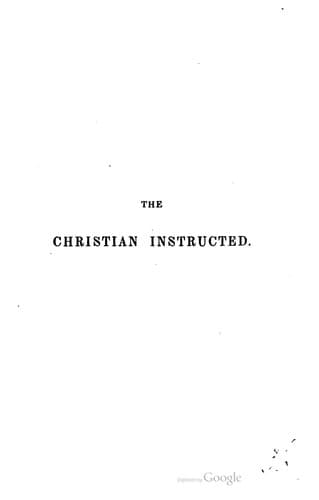 Tapa de The Christian Instructed