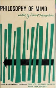 Tapa de Philosophy of mind
