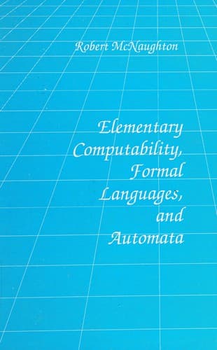Tapa de Elementary Computability, Formal Languages, and Automata